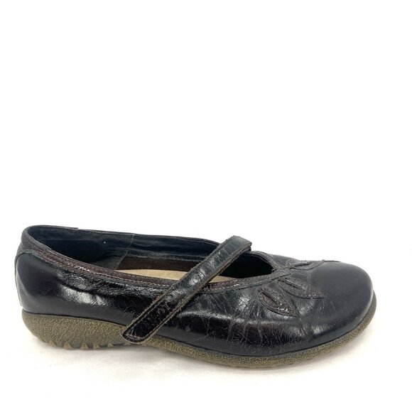 Naot Nau Mai Mary Jane Loafers Dark Brown Leather Size 39 US 8 8.5 - Picture 5 of 11